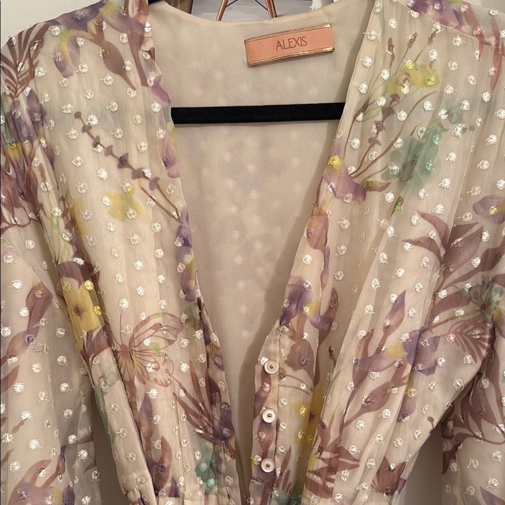 Alexis Floral Button-Up Dress - Picture 2 of 8
